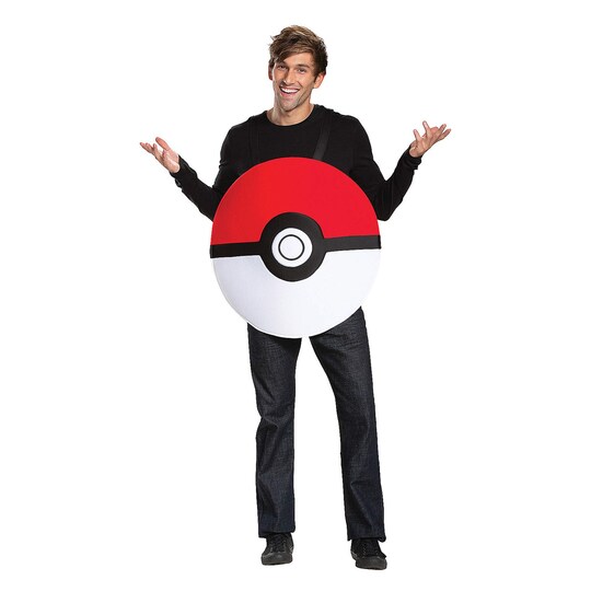 Adults Poké Ball Classic Costume Fans Cosplay Halloween Outfit